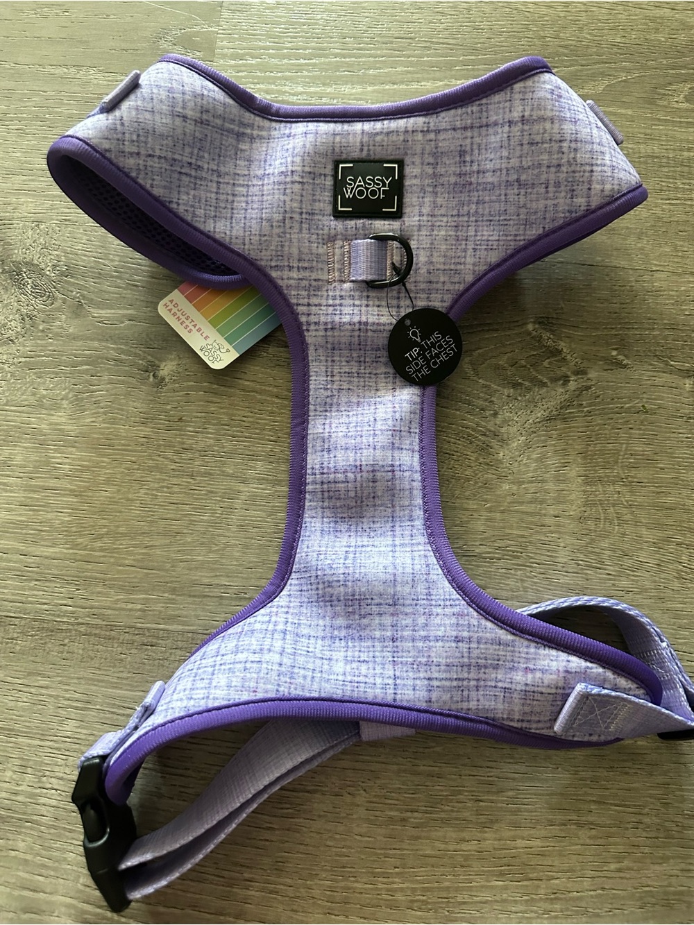 Sassy Woof Lavender Purple No-Pull Dog Harness size XXL